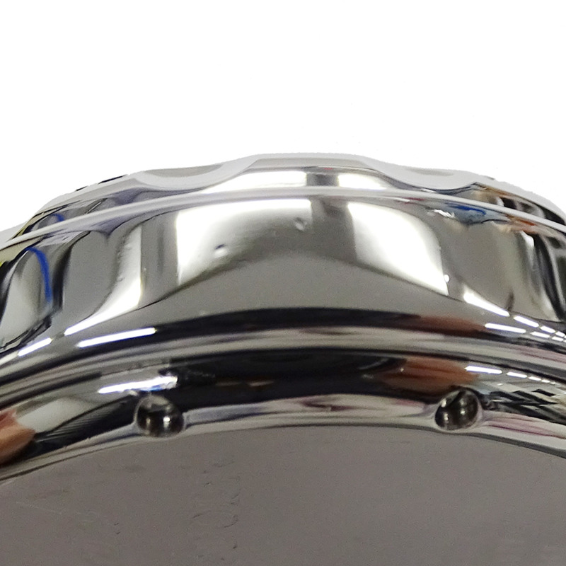 蕭邦 Happy Sport Fish 男士腕錶,鑲鑽,日期顯示,石英機芯,QZ 不銹鋼錶殼,橡膠錶帶,型號 28/8347,銀/黑色,拋光-8