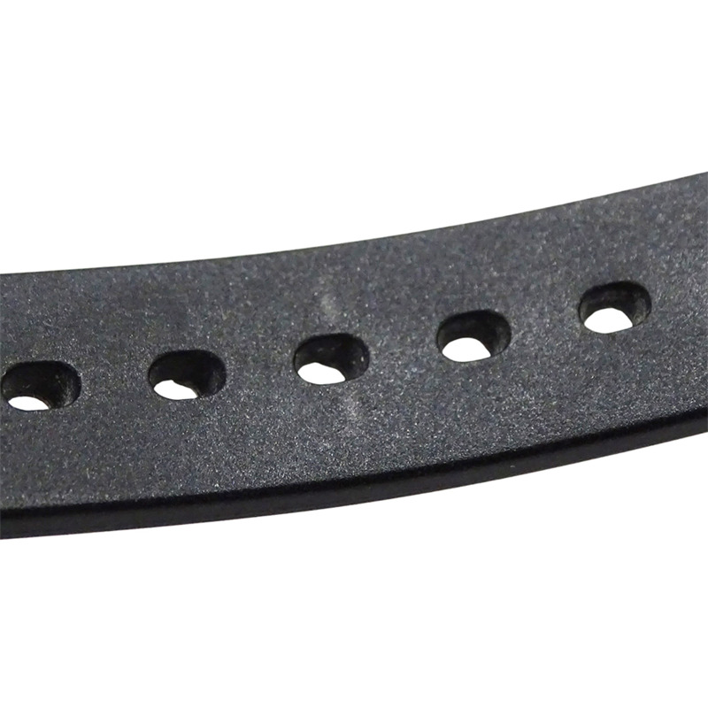 蕭邦 Happy Sport Fish 女士鑽石石英腕錶，不鏽鋼錶殼，橡膠錶帶，銀色/黑色，拋光，27/8923-5