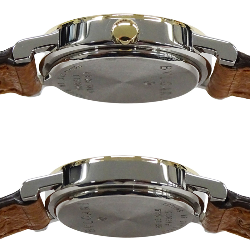 寶格麗女士腕錶，品牌：日期石英機芯，QZ不銹鋼，黃金，YG，BB26SGLD，圓形，拋光-2