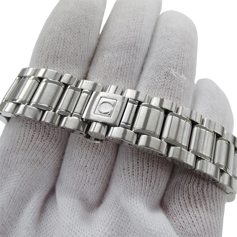 歐米茄超霸系列 Mark 40 Cosmos 3520.50 男士腕錶，三曆，自動上鍊，不鏽鋼錶殼，銀/黑，拋光-5