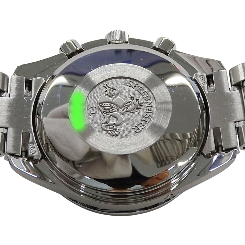 歐米茄超霸系列 Mark 40 Cosmos 3520.50 男士腕錶，三曆，自動上鍊，不鏽鋼錶殼，銀/黑，拋光-6