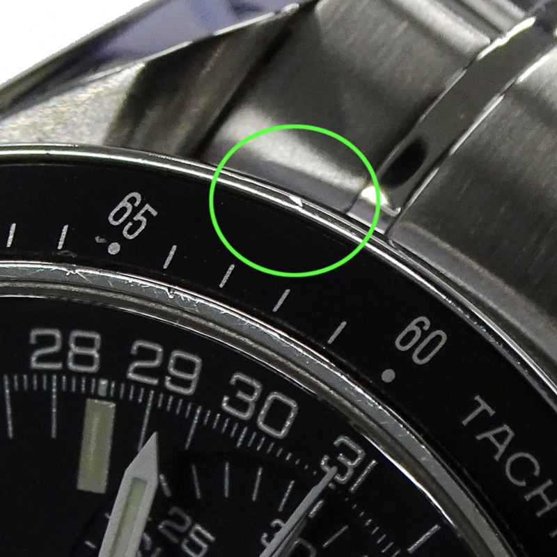 歐米茄超霸系列 Mark 40 Cosmos 3520.50 男士腕錶，三曆，自動上鍊，不鏽鋼錶殼，銀/黑，拋光-13