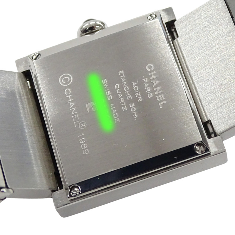 香奈兒女士 Mademoiselle 石英腕錶，不銹鋼材質，型號 H0827，銀色/白色，拋光處理-5