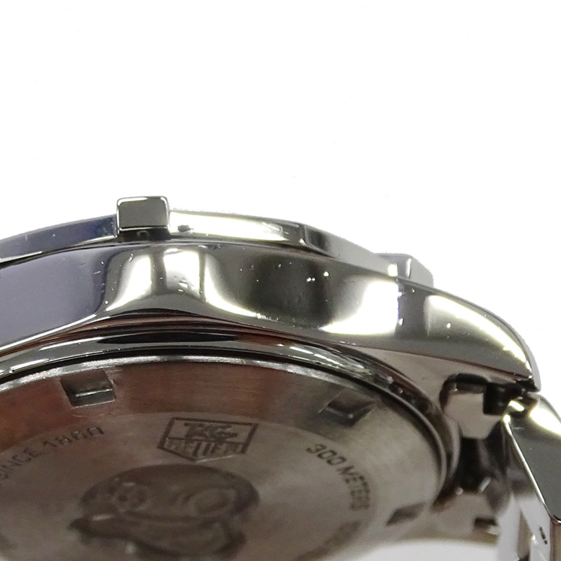 TAG Heuer Aquaracer WAF1415 BA0824 女士腕錶，貝殼錶殼，10 顆鑽石，日期顯示，石英機芯，不鏽鋼錶殼，銀色，拋光-12