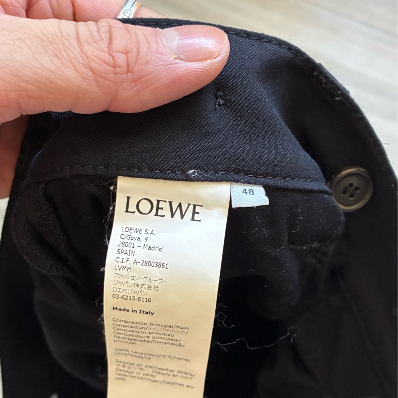 LOEWE黑色長褲-4