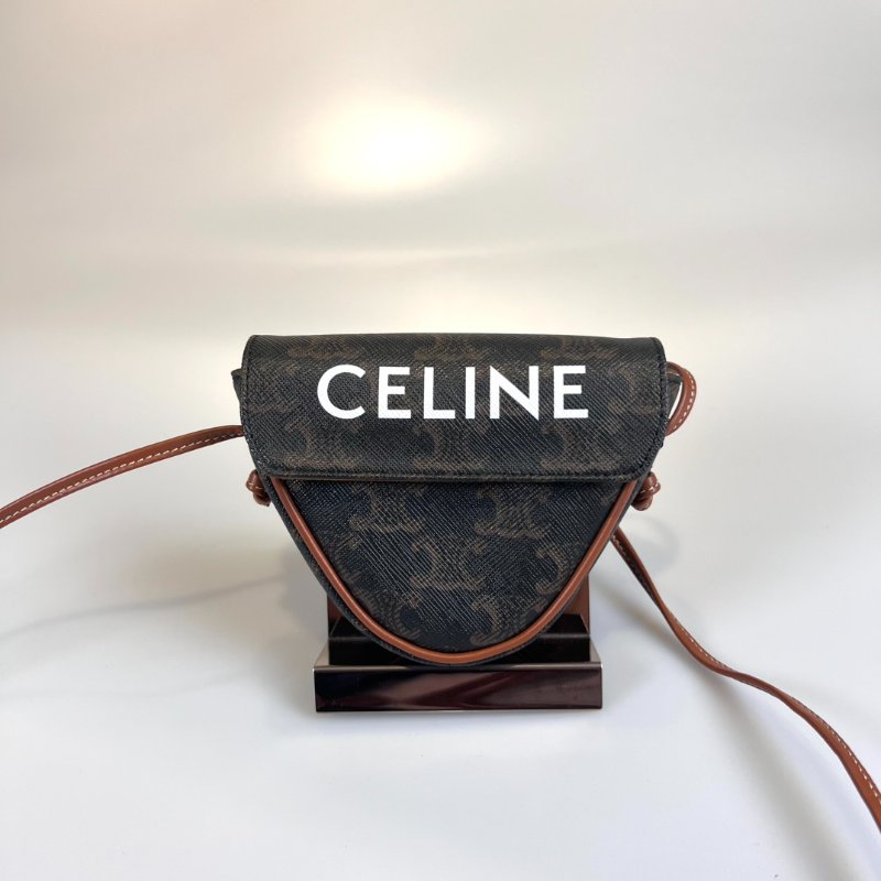 CELINE   老花三角小廢包-0