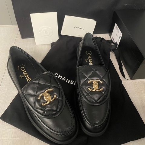 全新 Chanel 樂福鞋 37.5
