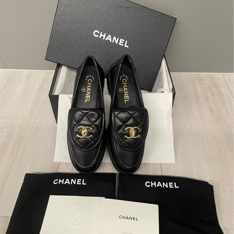 全新 Chanel 樂福鞋 37.5-1