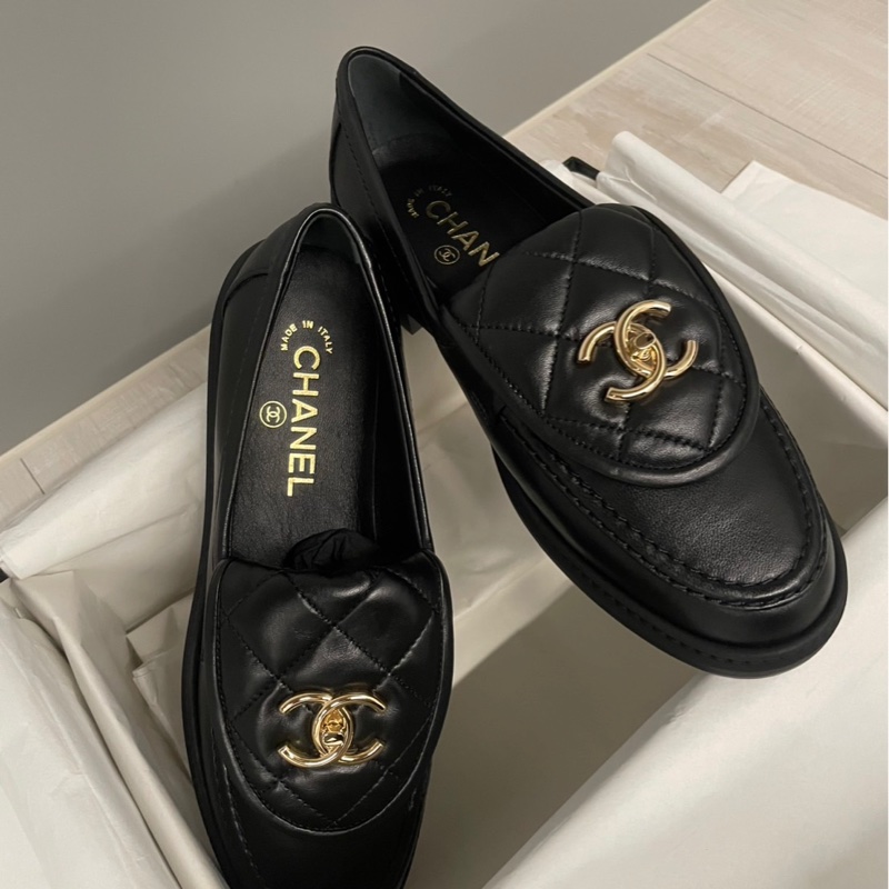 全新 Chanel 樂福鞋 37.5-2