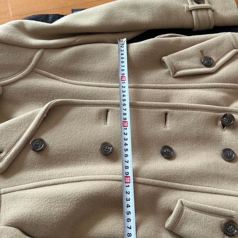 Burberry Blue label crestbridge 卡其色羊毛大衣-12