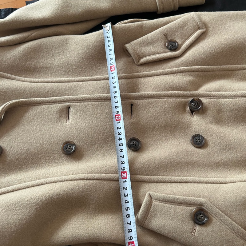Burberry Blue label crestbridge 卡其色羊毛大衣-13