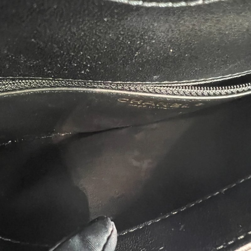 CHANEL TRENDY肩背包 羊皮黑 晶片款-4