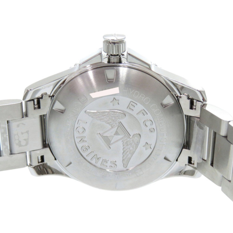 全新浪琴HydroConquest L3.741.4.96.6不鏽鋼藍色錶盤自動腕錶1401 LONGINES-5