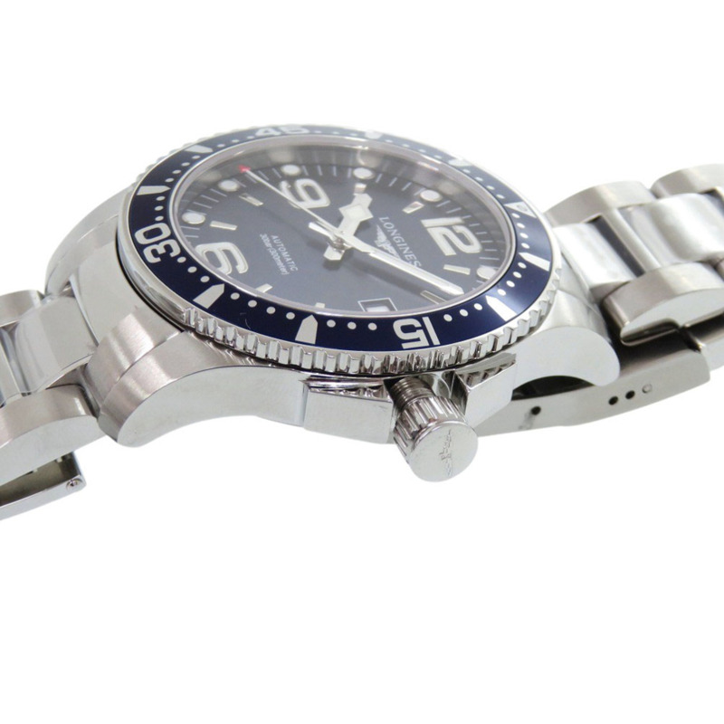 全新浪琴HydroConquest L3.741.4.96.6不鏽鋼藍色錶盤自動腕錶1401 LONGINES-6