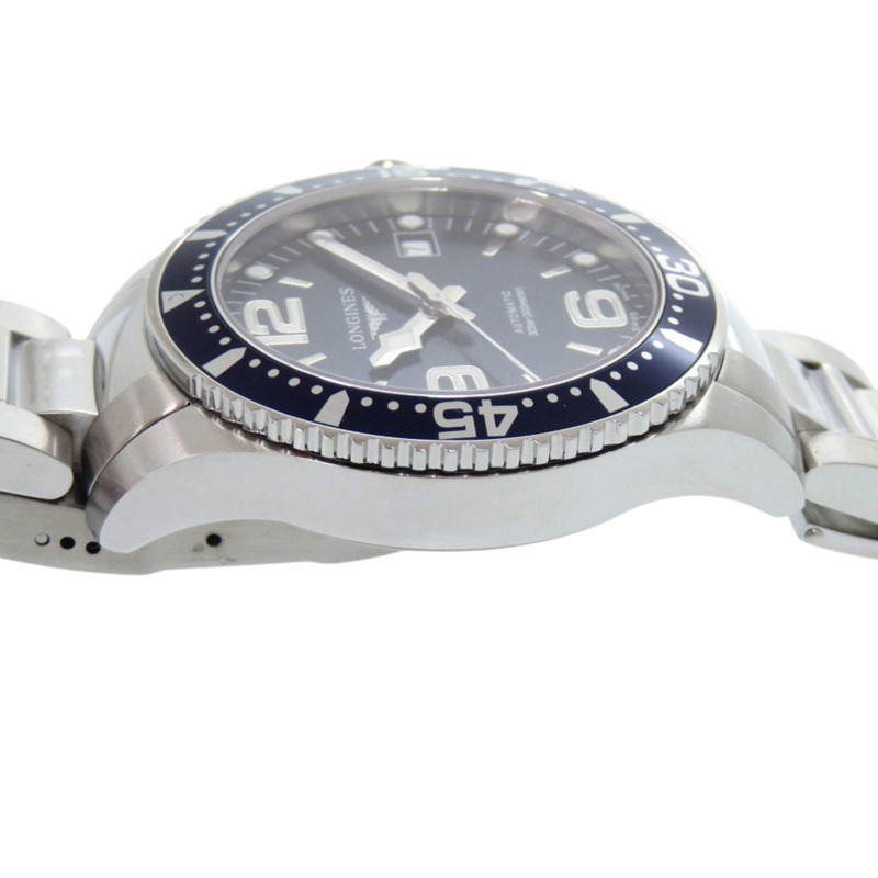 全新浪琴HydroConquest L3.741.4.96.6不鏽鋼藍色錶盤自動腕錶1401 LONGINES-7