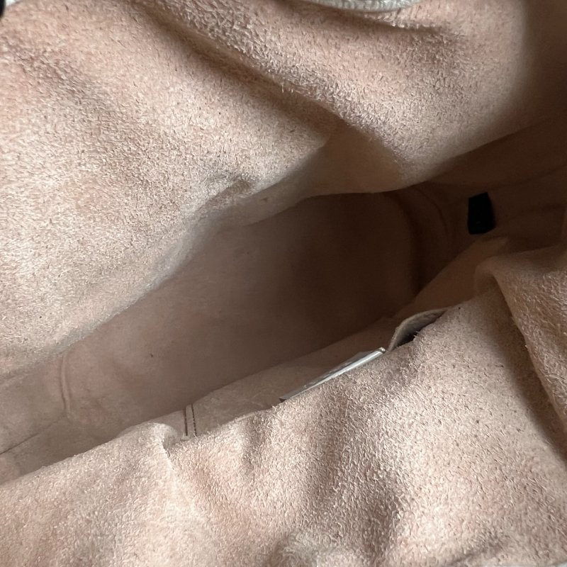 GUCCI 白色1955抽繩水桶包-5