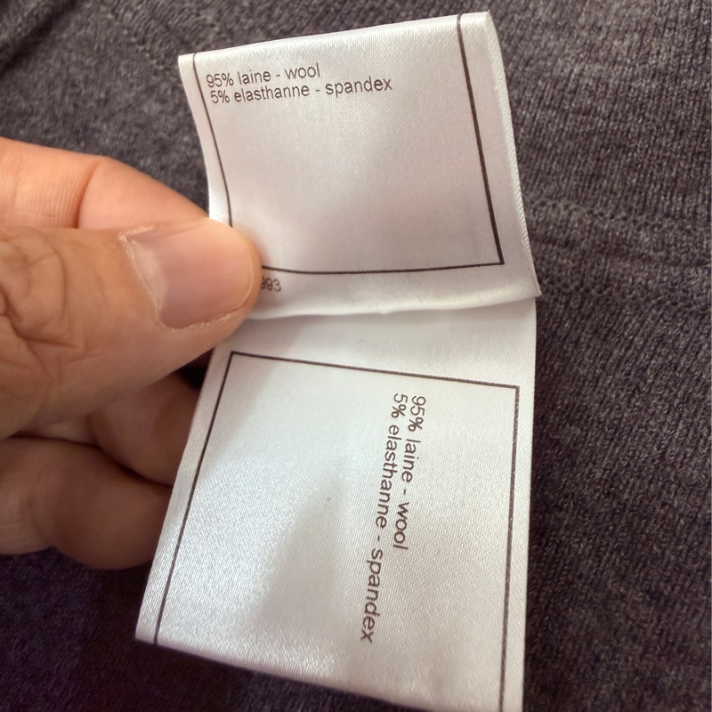 CHANEL 香奈兒 深灰色 長上衣 罩衫 長版 針織外套 針織上衣 毛衣 外套-16