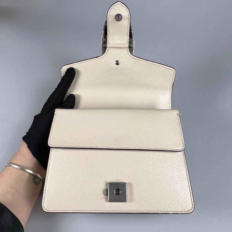 GUCCI 421970 白水鑽酒神包-5