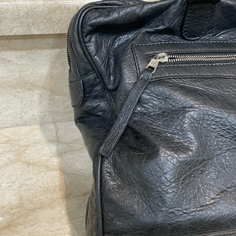 ▪️富貴選物FUGUEI▪️Balenciaga 黑銀機車包手提公事包-5