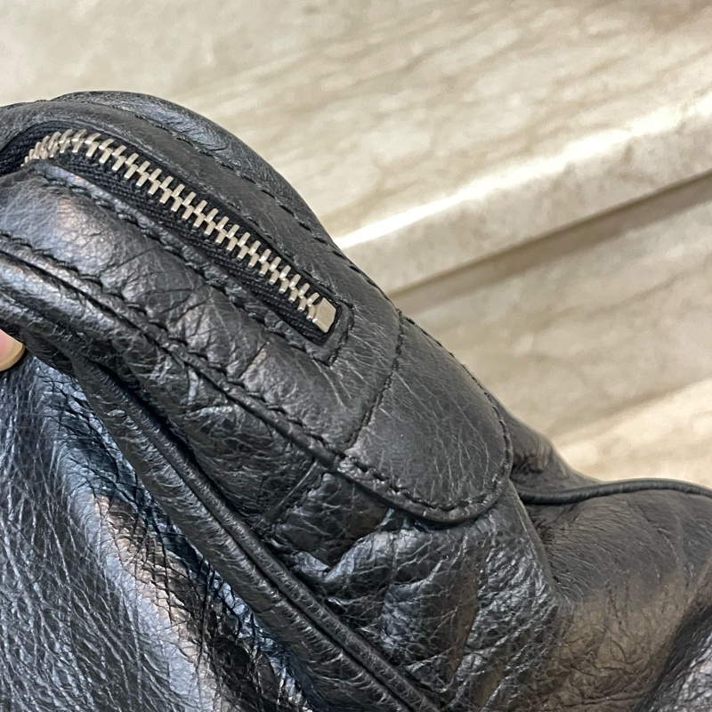 ▪️富貴選物FUGUEI▪️Balenciaga 黑銀機車包手提公事包-8