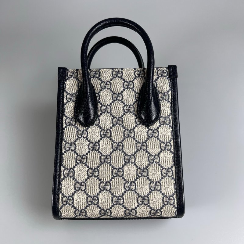 GUCCI 671628 藍老花手提包-1