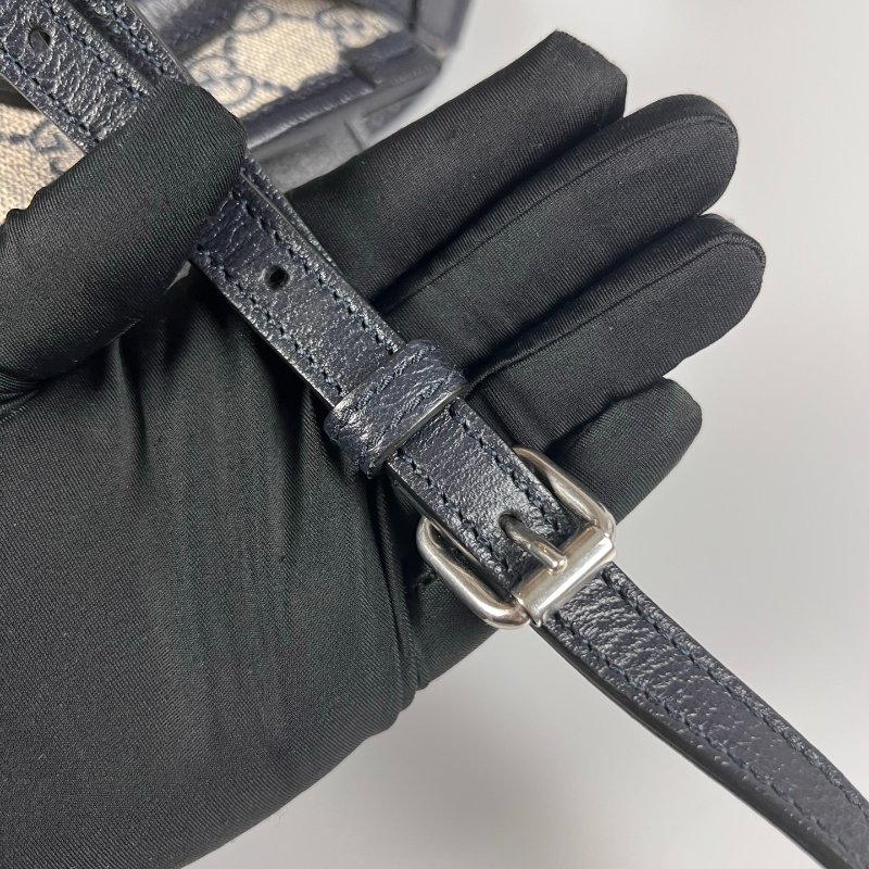 GUCCI 671628 藍老花手提包-9