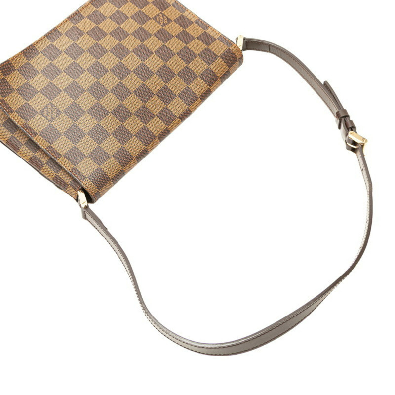 路易威登 Damier Musette Tango 肩背包/手提包 N51255 棕色皮革 女士 LOUIS VUITTON-3