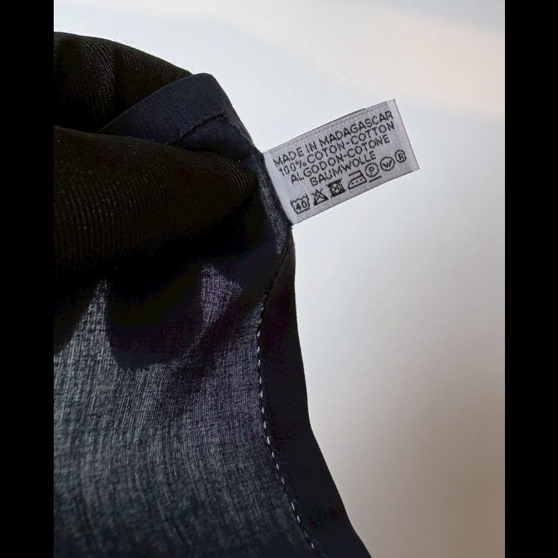 Hermes 深藍刺繡手帕-4