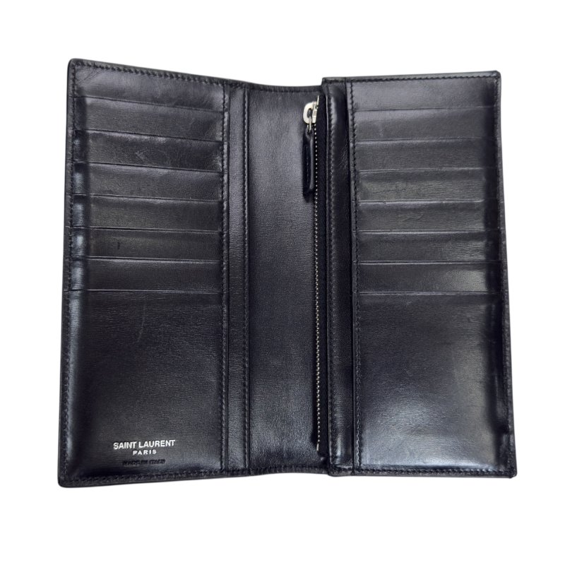 SAINT LAURENT YSL Cassandre Continental 長銀包-15