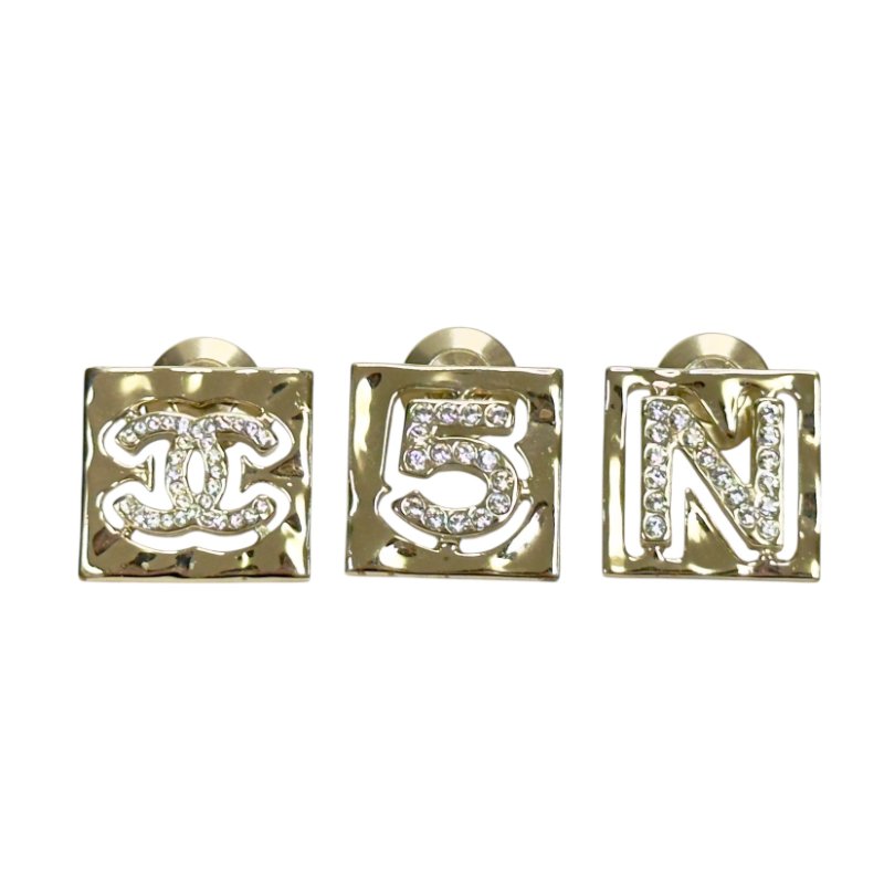 CHANEL CC 水鑽 *一套3個* 扣針組合-0