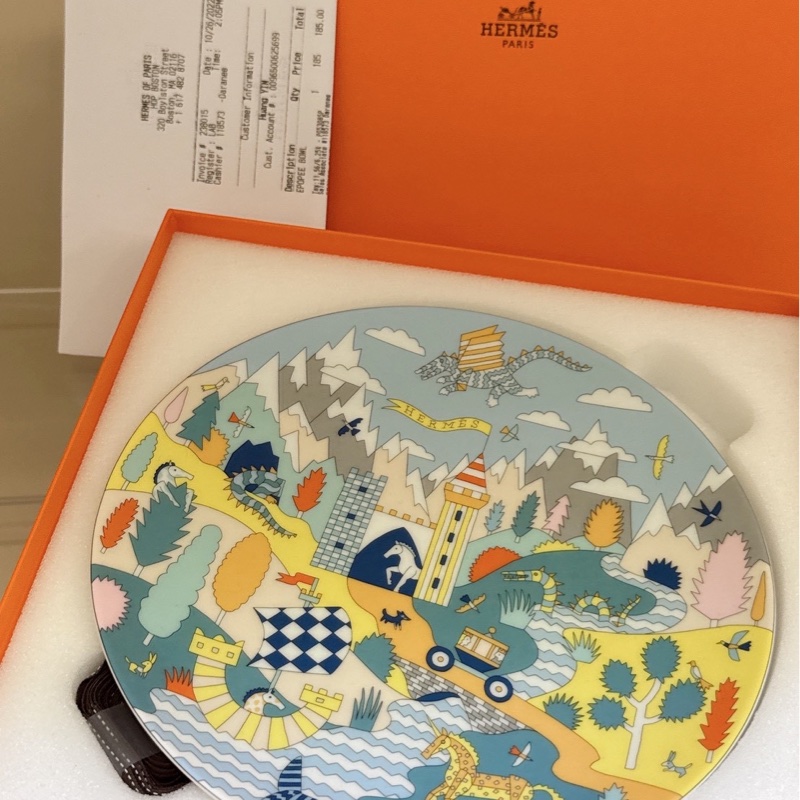 HERMES 城堡大盤子 21.5 cm-1