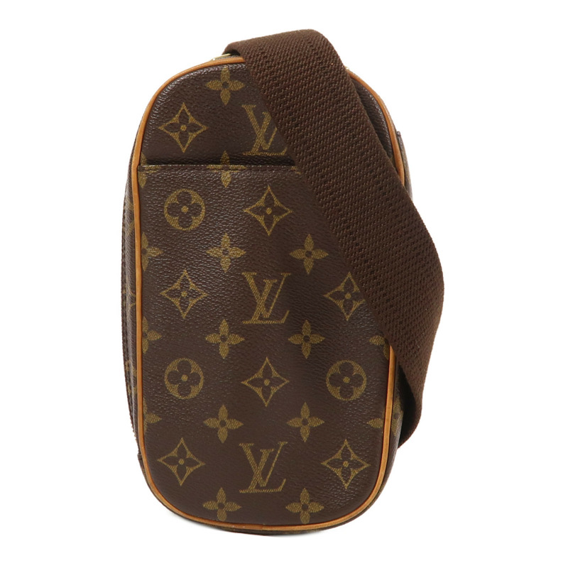 LOUIS VUITTON Monogram Pochette Gange金扣肩背袋-0