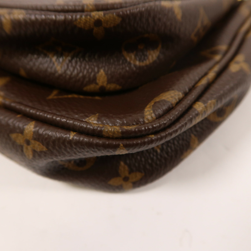 LOUIS VUITTON Monogram Multi Pochette Accessoires金扣肩背袋-9