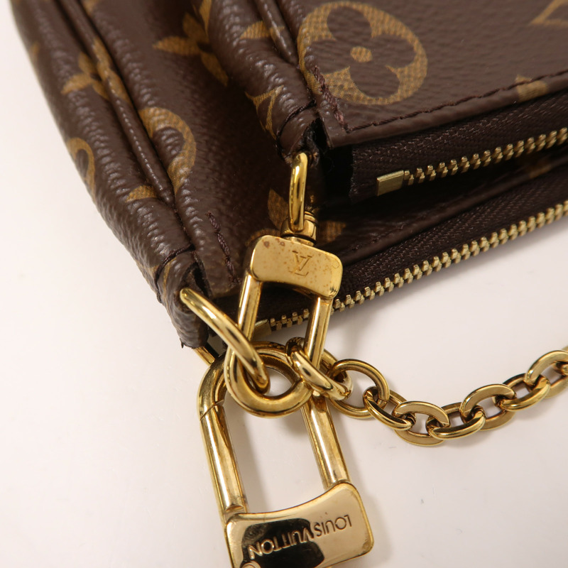 LOUIS VUITTON Monogram Multi Pochette Accessoires金扣肩背袋-13