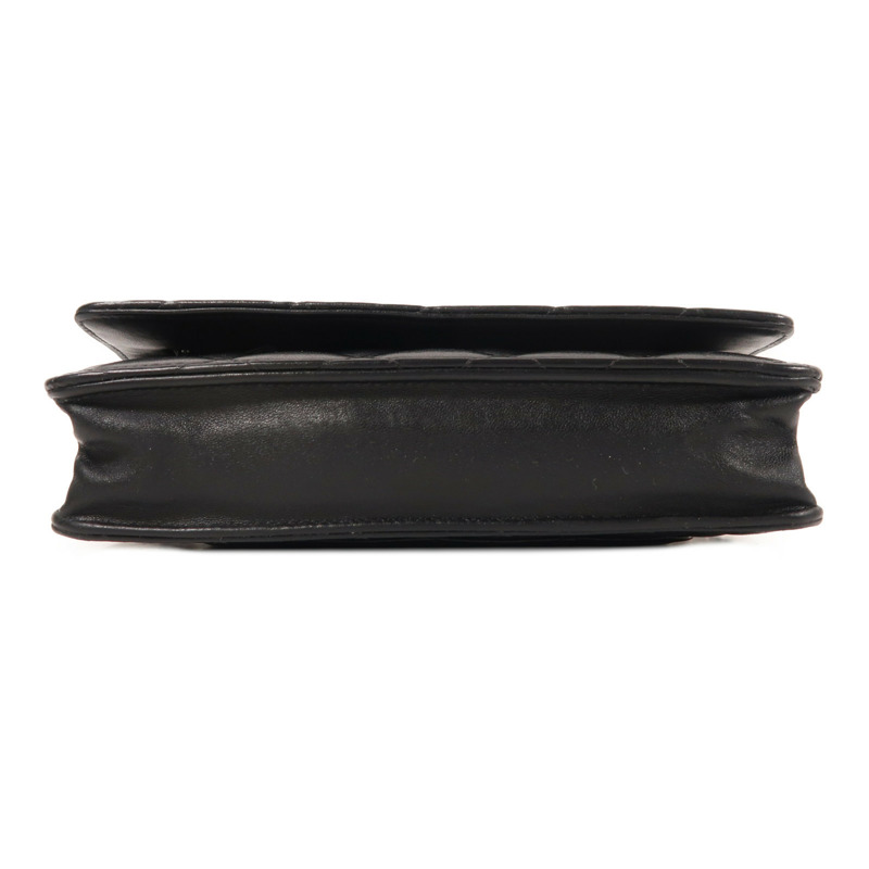 CHANEL 羊皮皮革WOC Wallet On Chain銀扣鏈帶肩背袋-3