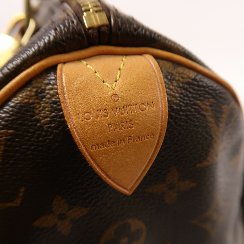 LOUIS VUITTON Monogram Speedy 30金扣手挽袋-5
