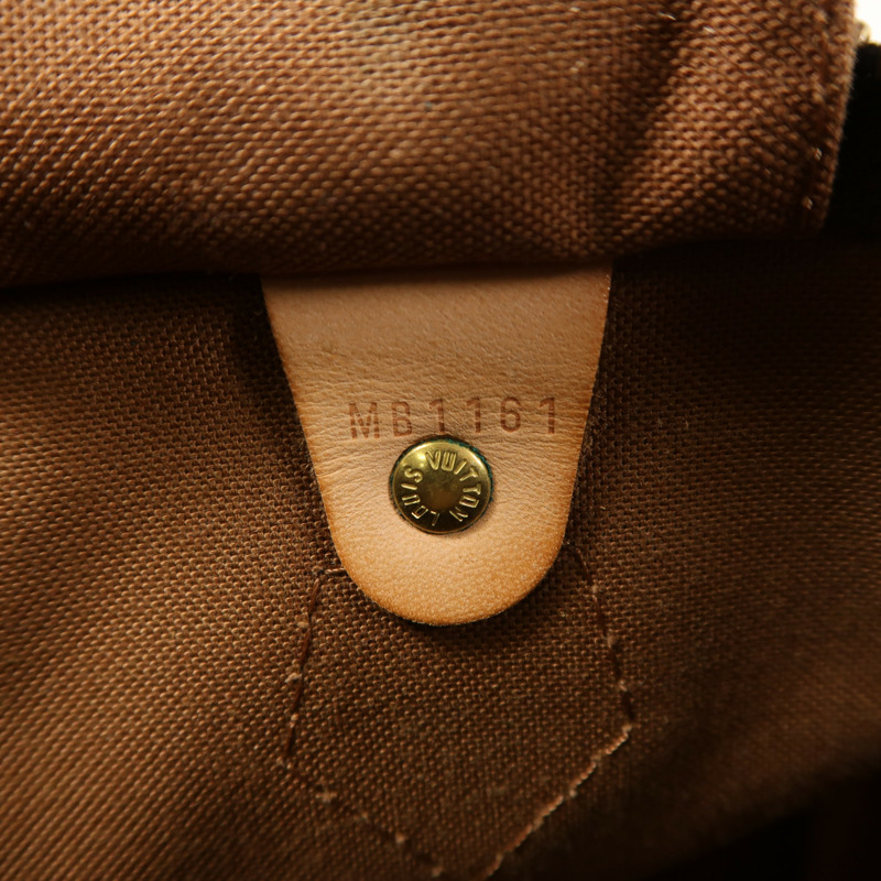LOUIS VUITTON Monogram Speedy 30金扣手挽袋-6