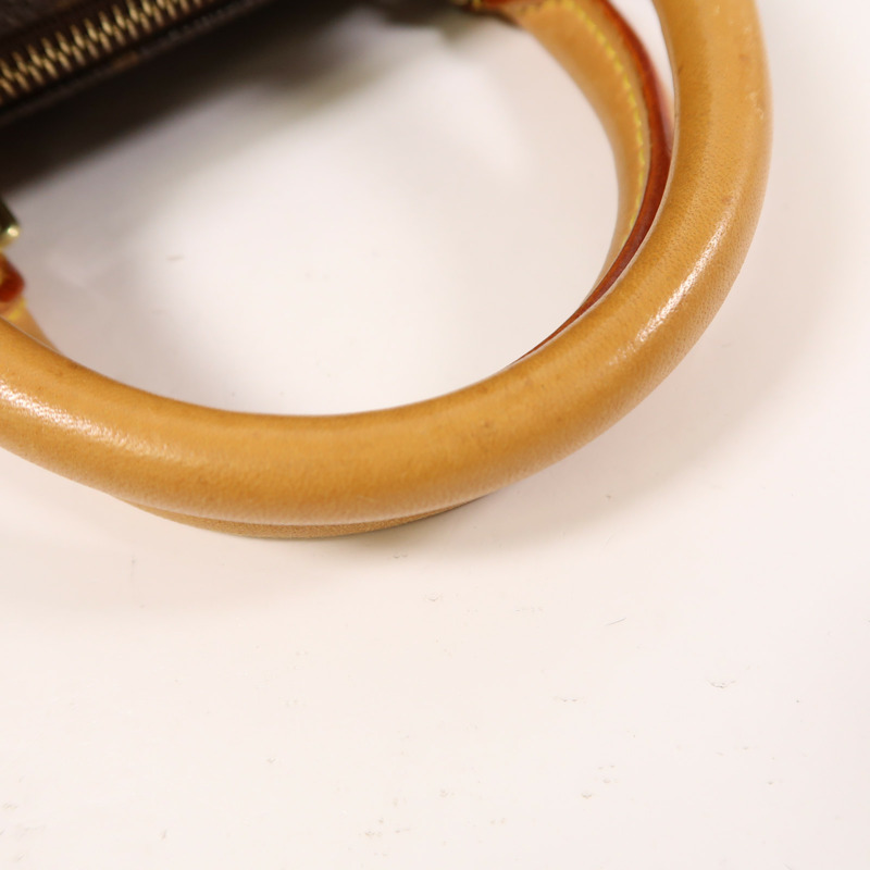 LOUIS VUITTON Monogram Speedy 30金扣手挽袋-12