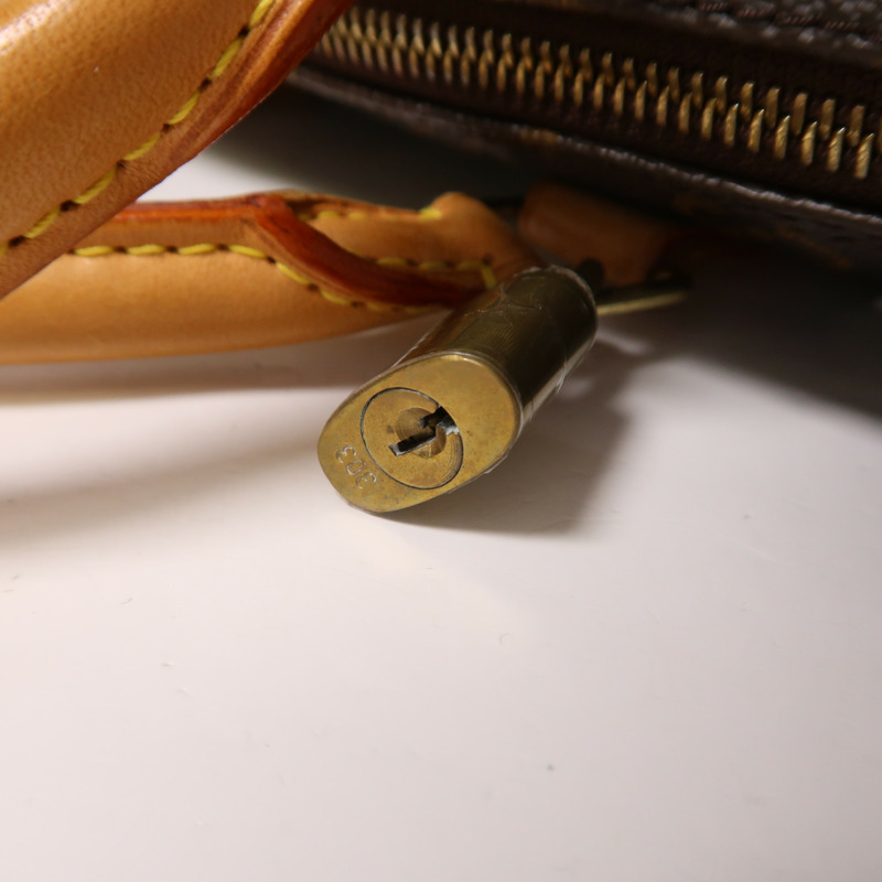 LOUIS VUITTON Monogram Speedy 30金扣手挽袋-17