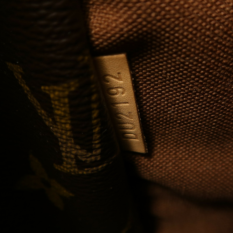 LOUIS VUITTON Monogram Totally PM金扣肩背袋/手挽袋棕色-6