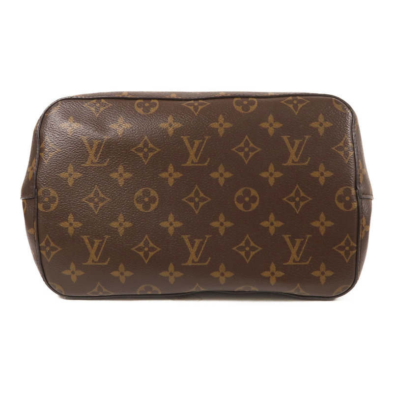 LOUIS VUITTON Monogram NeoNoe MM金扣肩背袋棕色-3