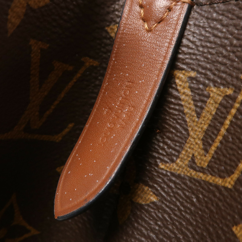LOUIS VUITTON Monogram NeoNoe MM金扣肩背袋棕色-5