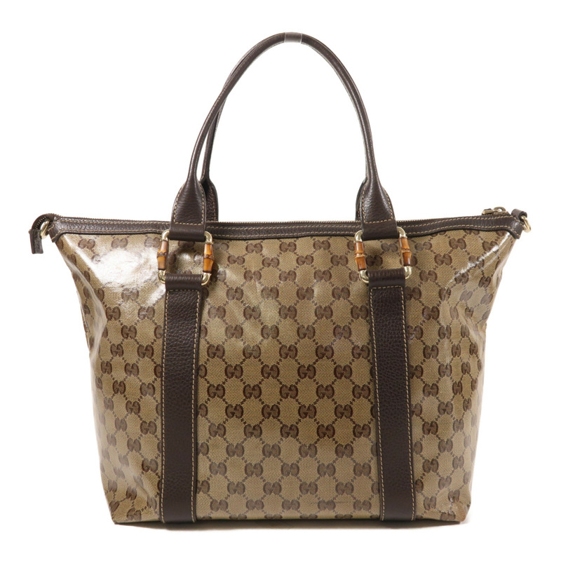 GUCCI PVC Shoulder Bag金扣肩背袋-1