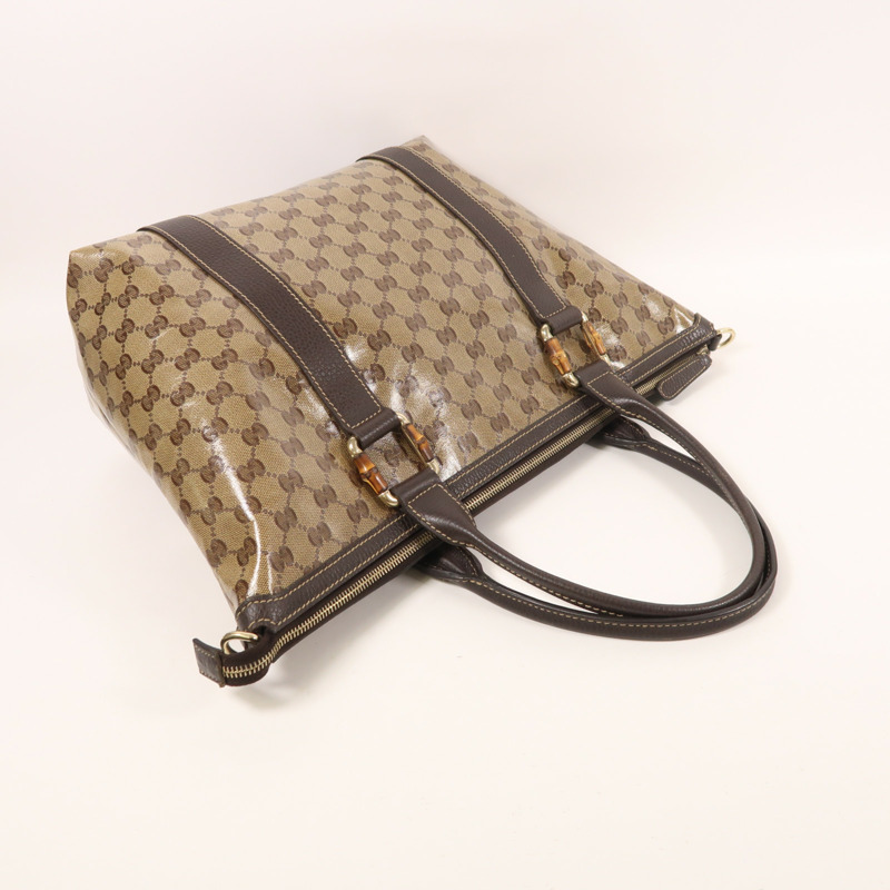 GUCCI PVC Shoulder Bag金扣肩背袋-7