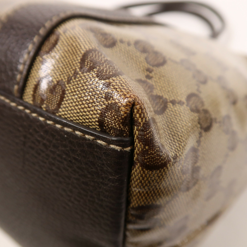 GUCCI PVC Shoulder Bag金扣肩背袋-10