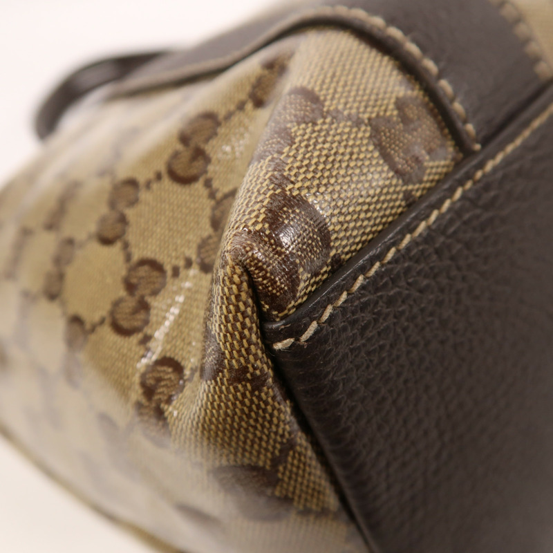 GUCCI PVC Shoulder Bag金扣肩背袋-11