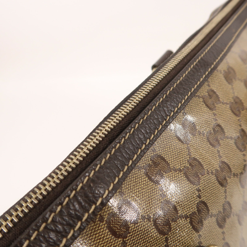 GUCCI PVC Shoulder Bag金扣肩背袋-13