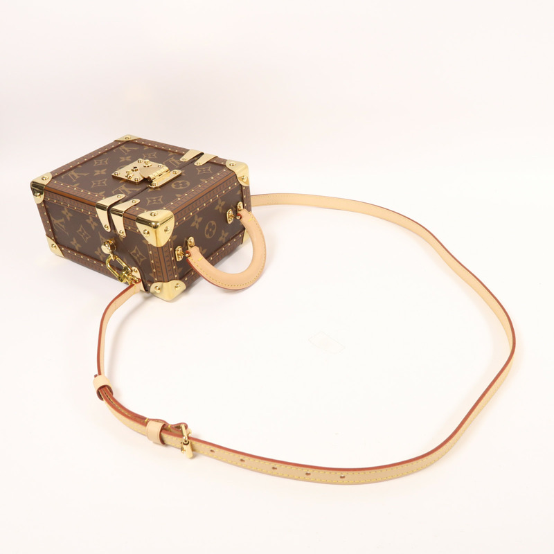 LOUIS VUITTON Monogram Camera Box金扣手挽肩背兩用袋-6