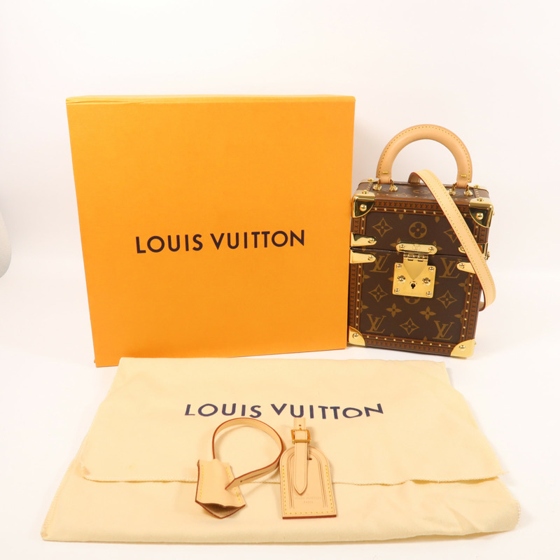 LOUIS VUITTON Monogram Camera Box金扣手挽肩背兩用袋-7