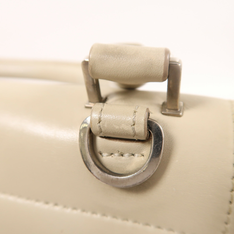 CELINE 牛皮皮革Trapeze銀扣手挽肩背兩用袋-19